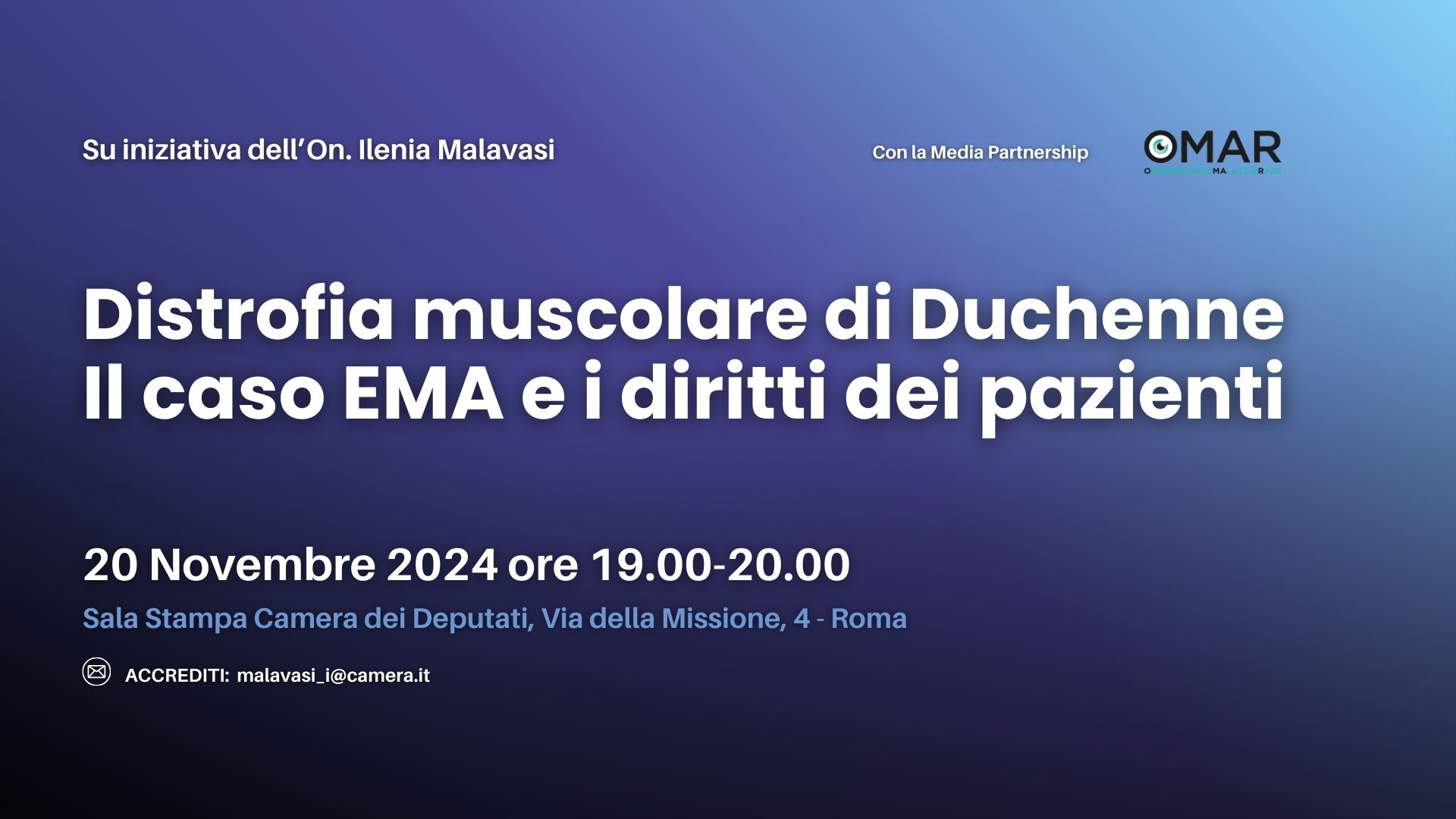 Distrofia muscolare di Duchenne. Il caso EMA e i diritti dei pazienti 